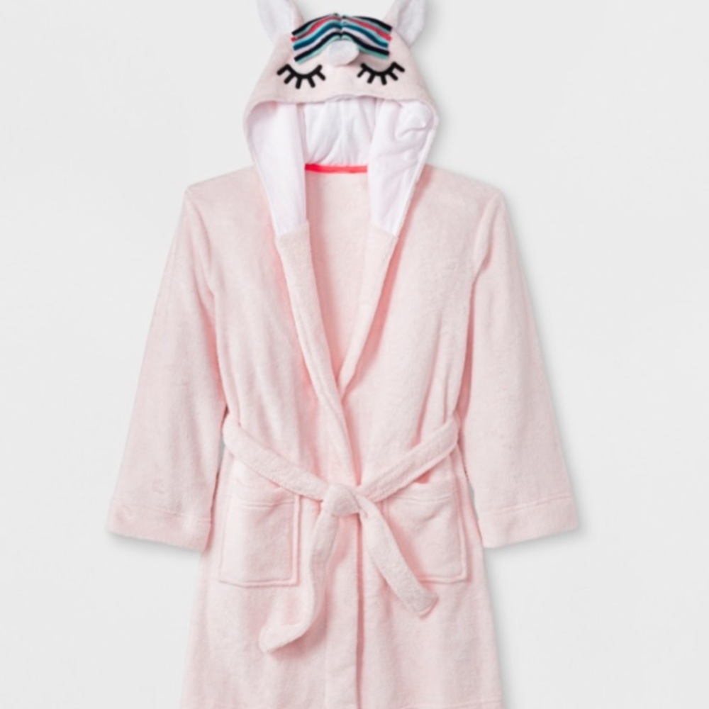 Blush Pink Unicorn Bathrobe💗